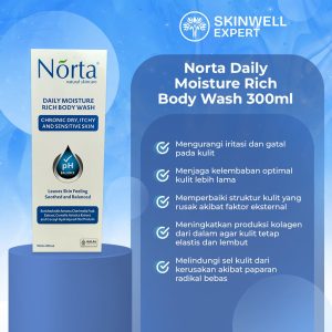 1 - Norta Daily Moisture Rich Body Wash 300ml