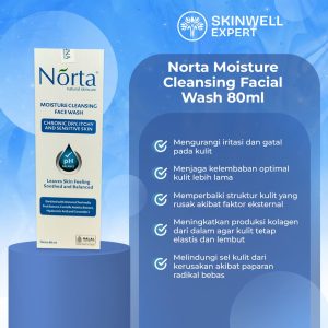 1 - Norta Moisture Cleansing Facial Wash 80ml