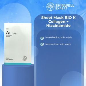 1 - Sheet Mask BIO K Collagen + Niacinamide_