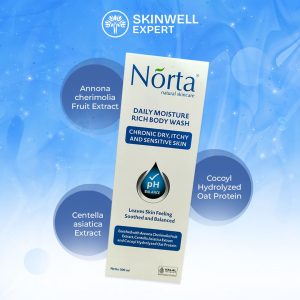 2 - Norta Daily Moisture Rich Body Wash 300ml